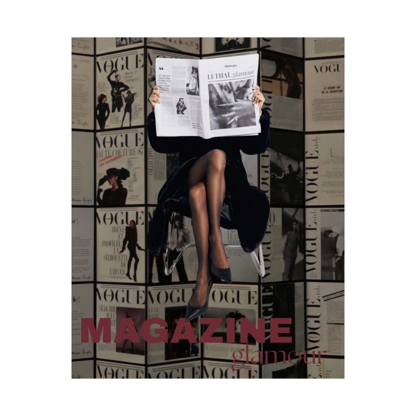 Magazine Vogue Art Poster — Chic Fashion Wall Print